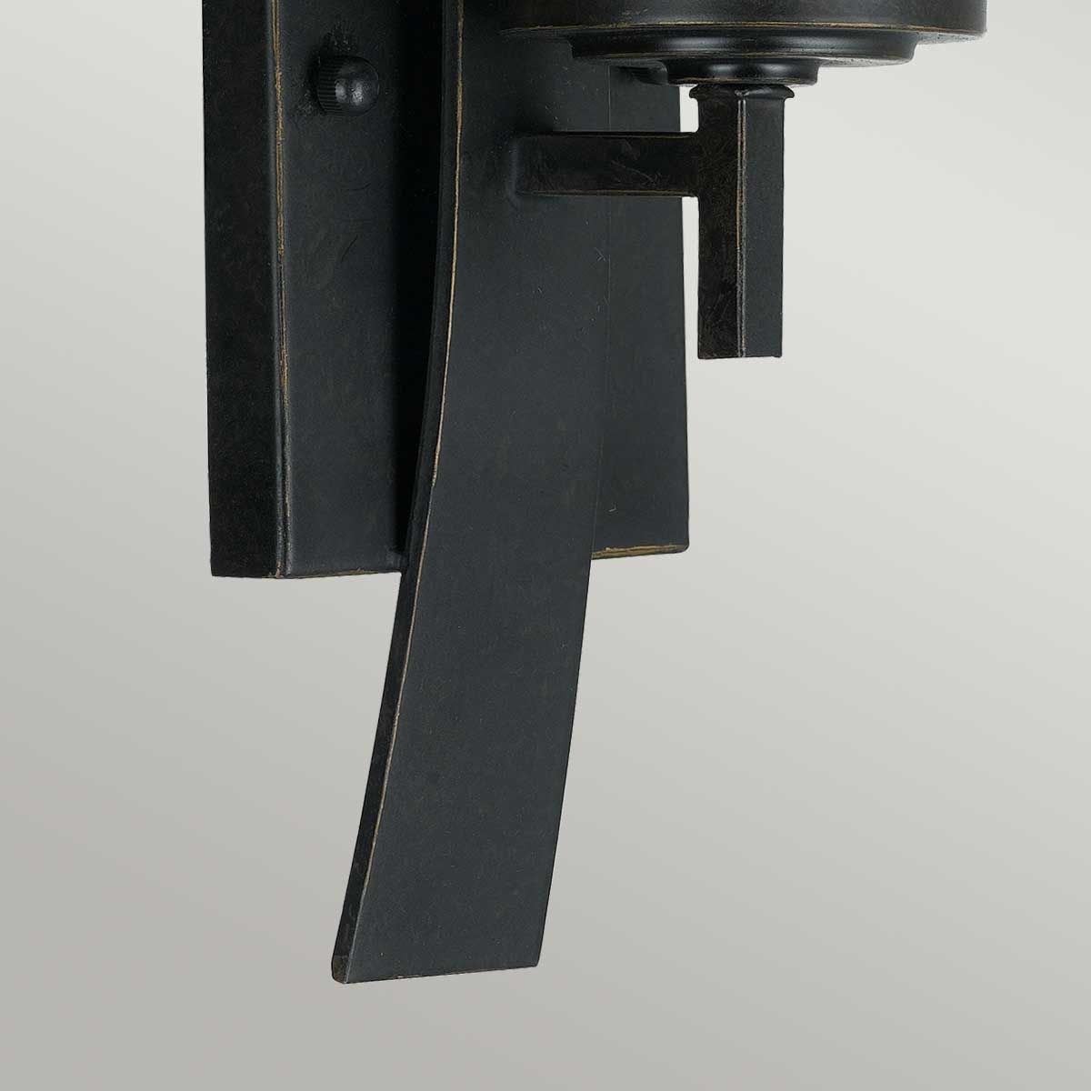 Kyle Imperial Bronze Single Wall Sconce with Butterscotch Onyx Shade