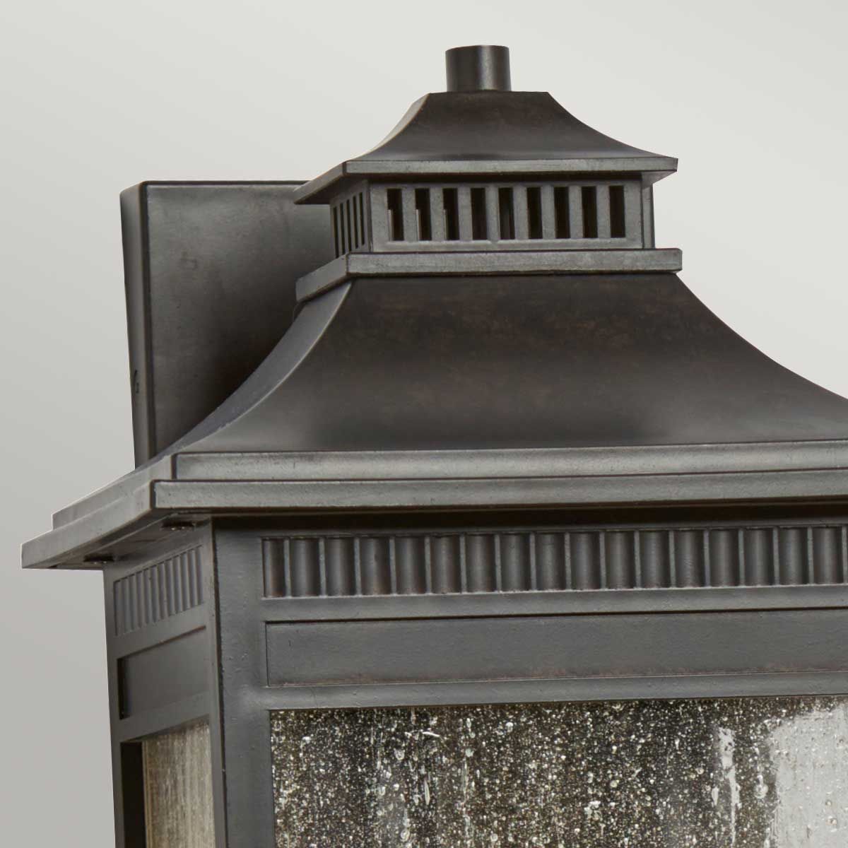 Livingston Medium 2-Light Outdoor Wall Lantern in Imperial Bronze