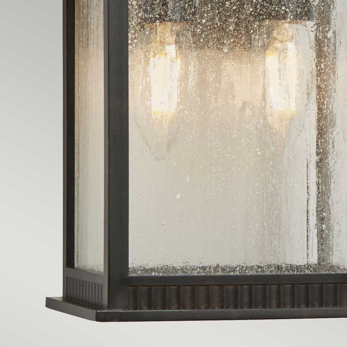 Livingston Medium 2-Light Outdoor Wall Lantern in Imperial Bronze