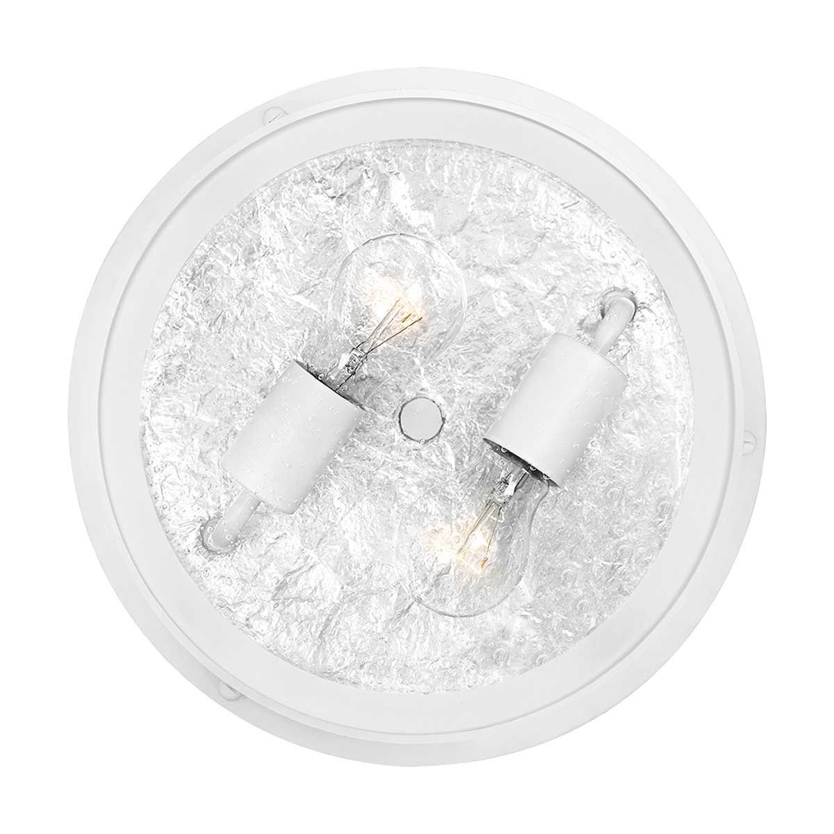 Marblehead Dual Light Coastal Flush Mount in White