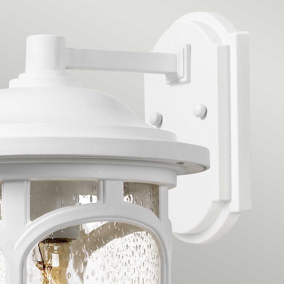 Seaside Elegance: White Marblehead Outdoor Wall Lantern