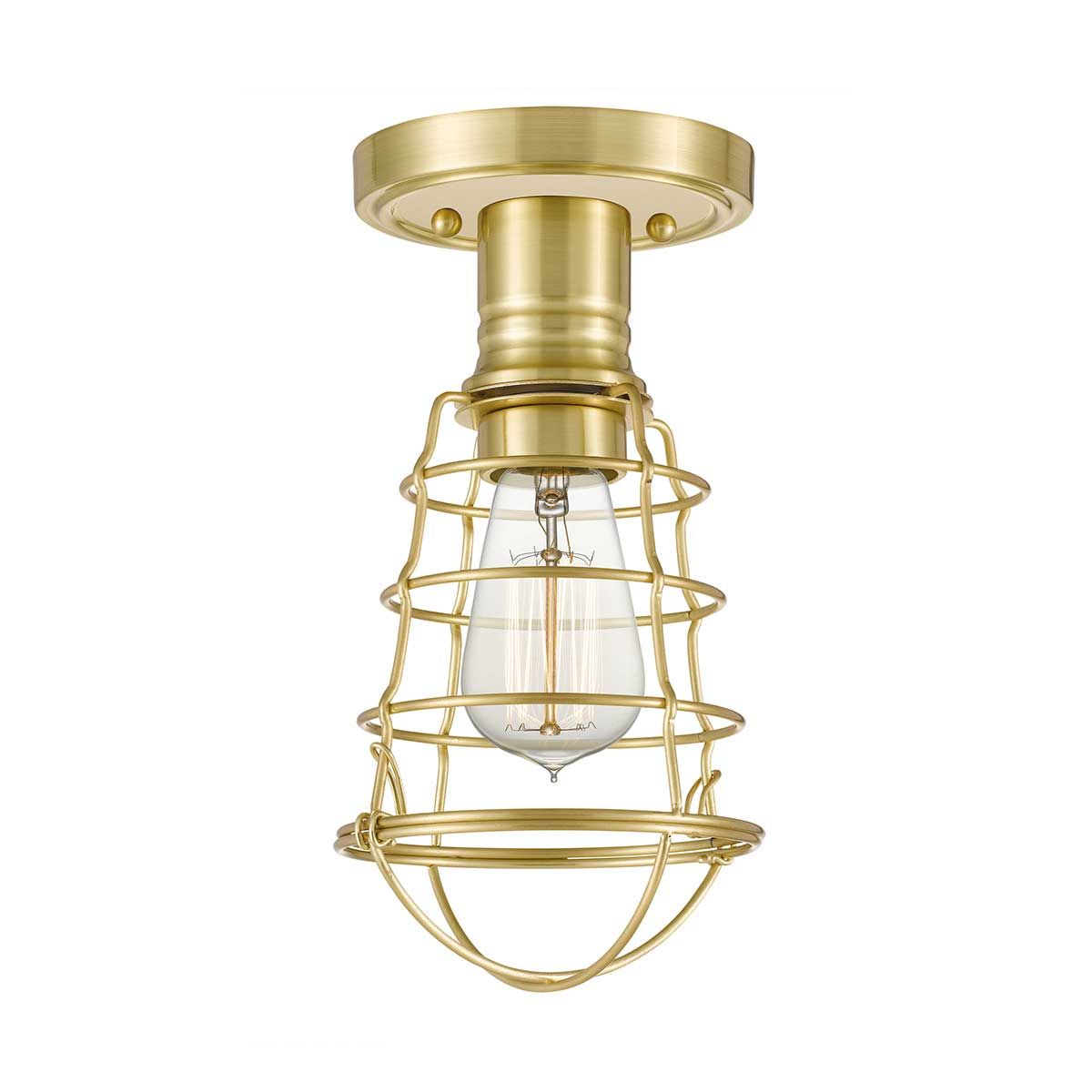 Mixon Modern Industrial Cage Ceiling Light Fixture