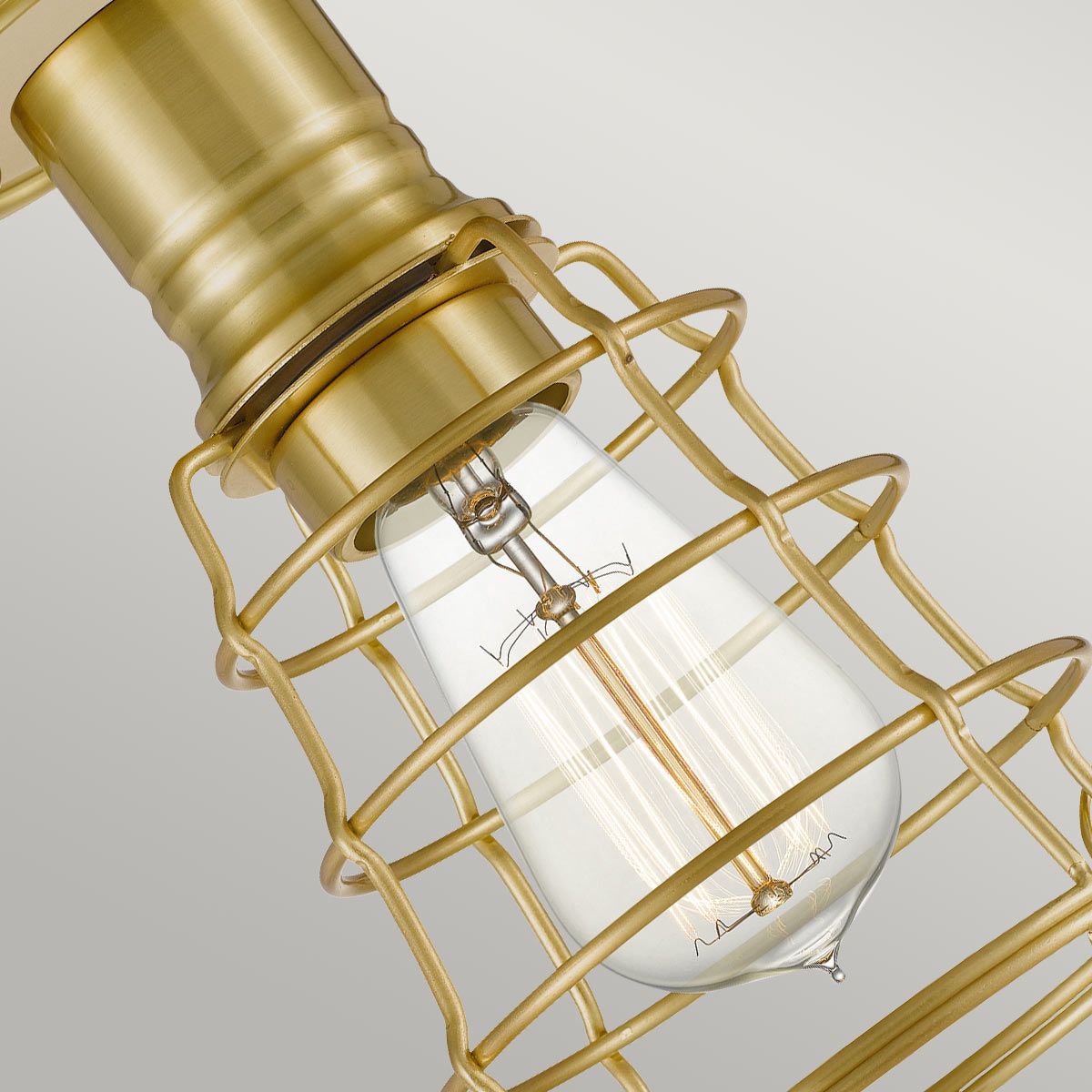 Mixon Modern Industrial Cage Ceiling Light Fixture