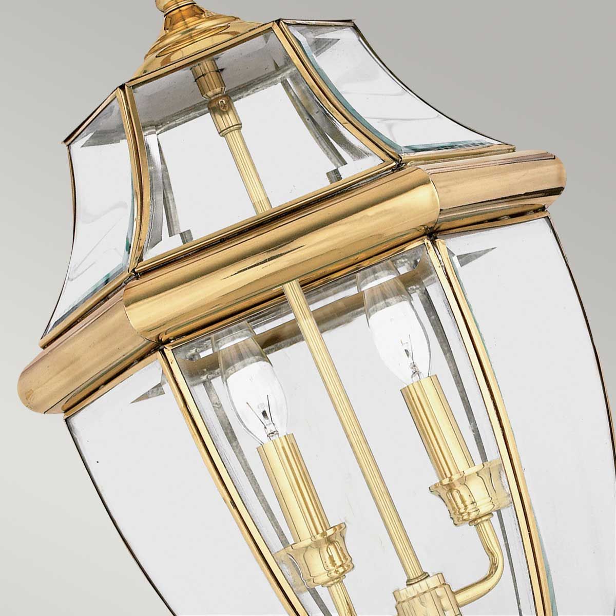 Newbury Elegant Brass Chain Lantern