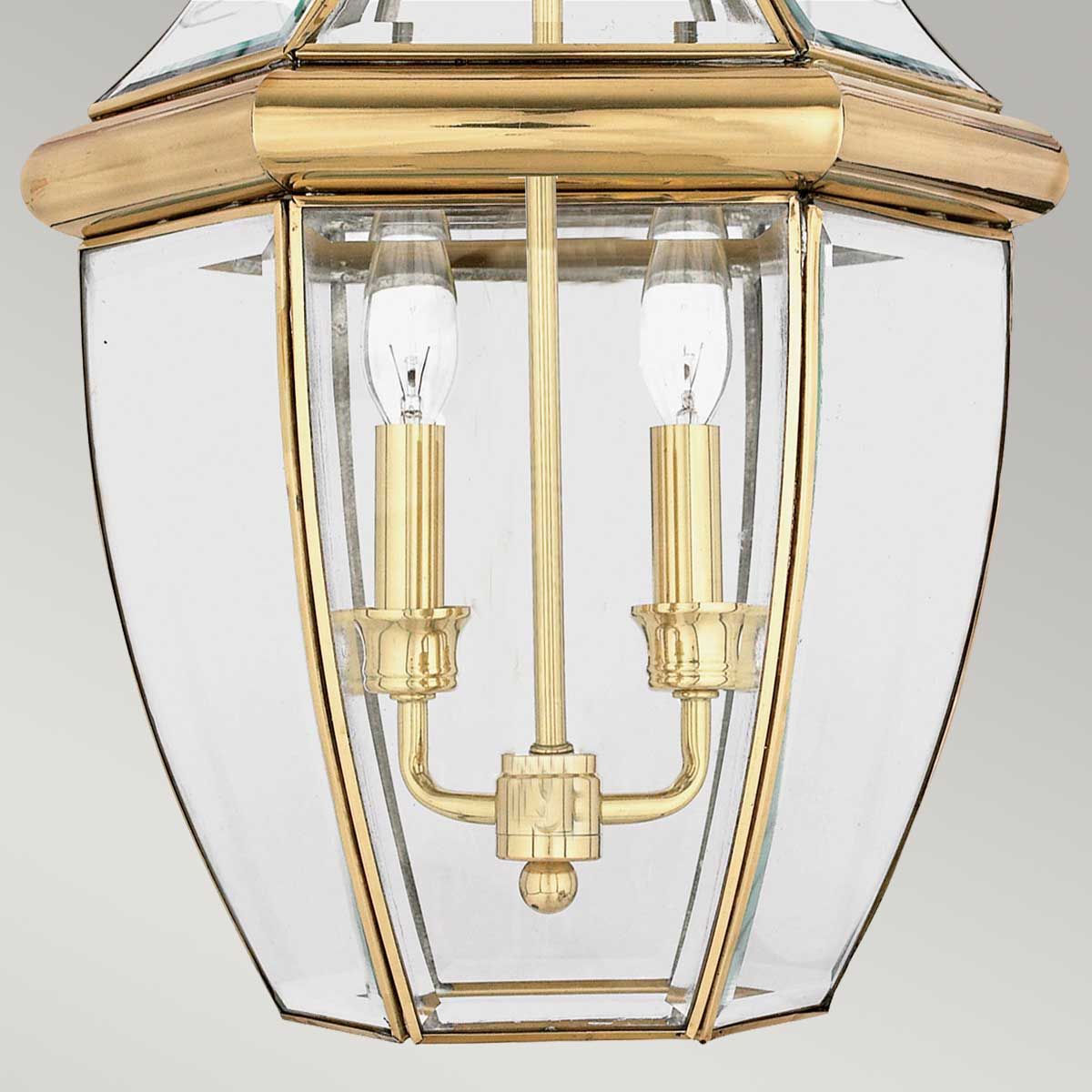 Newbury Elegant Brass Chain Lantern