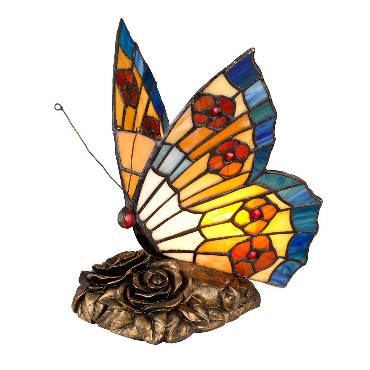 Butterfly Elegance: Tiffany Style Glass Table Lamp