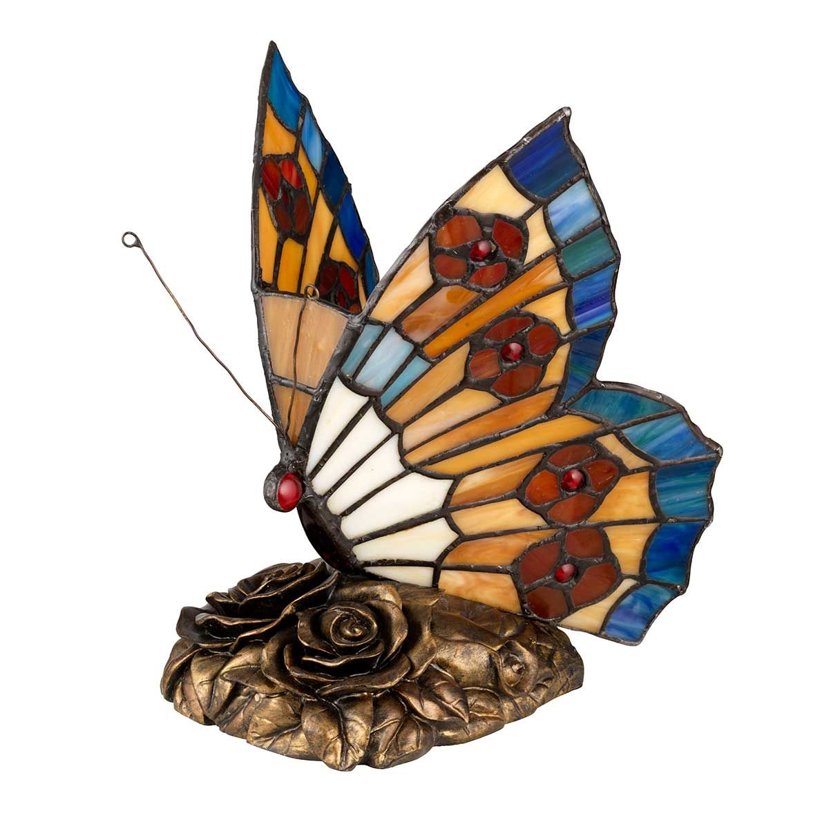 Butterfly Elegance: Tiffany Style Glass Table Lamp