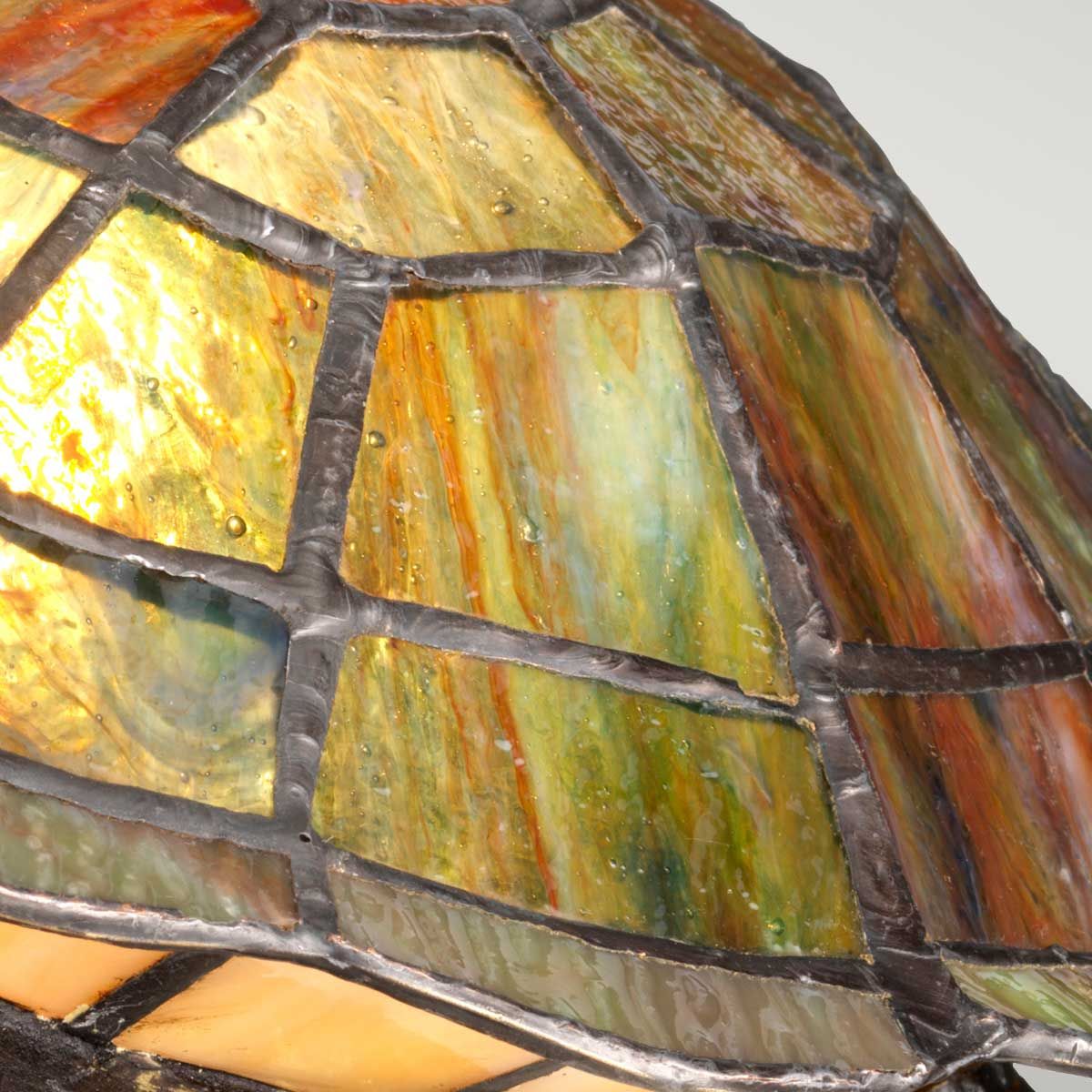 Tiffany Animal Lamps - Sawback Turtle Table Lamp