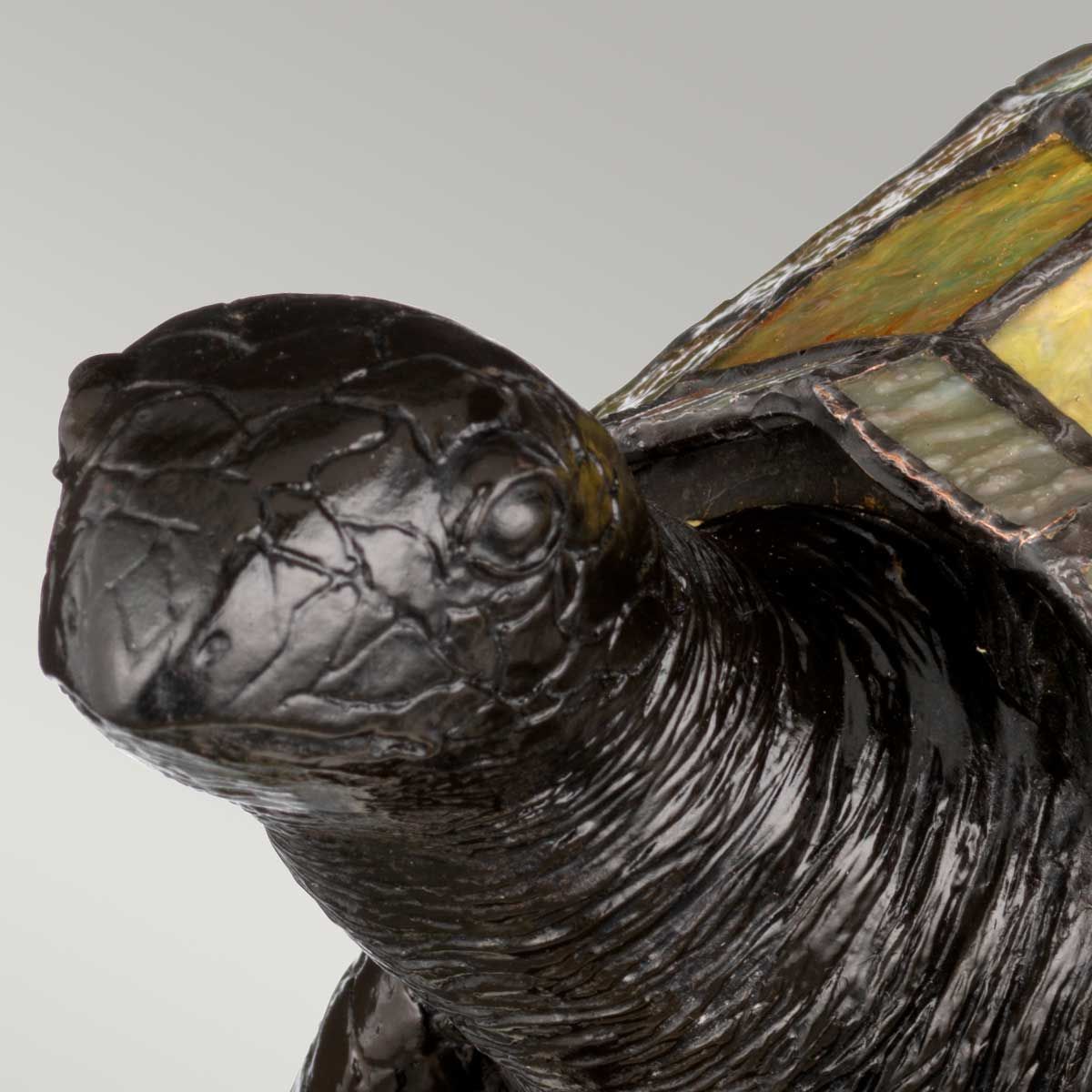 Tiffany Animal Lamps - Sawback Turtle Table Lamp