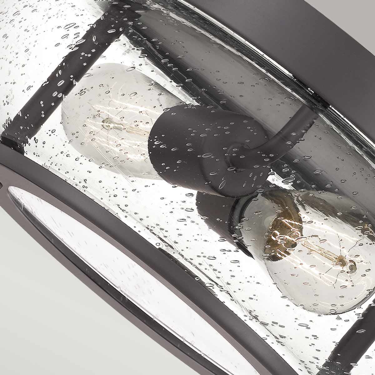 Trilogy Dual-Light Flush Mount in Vintage Bronze Finish