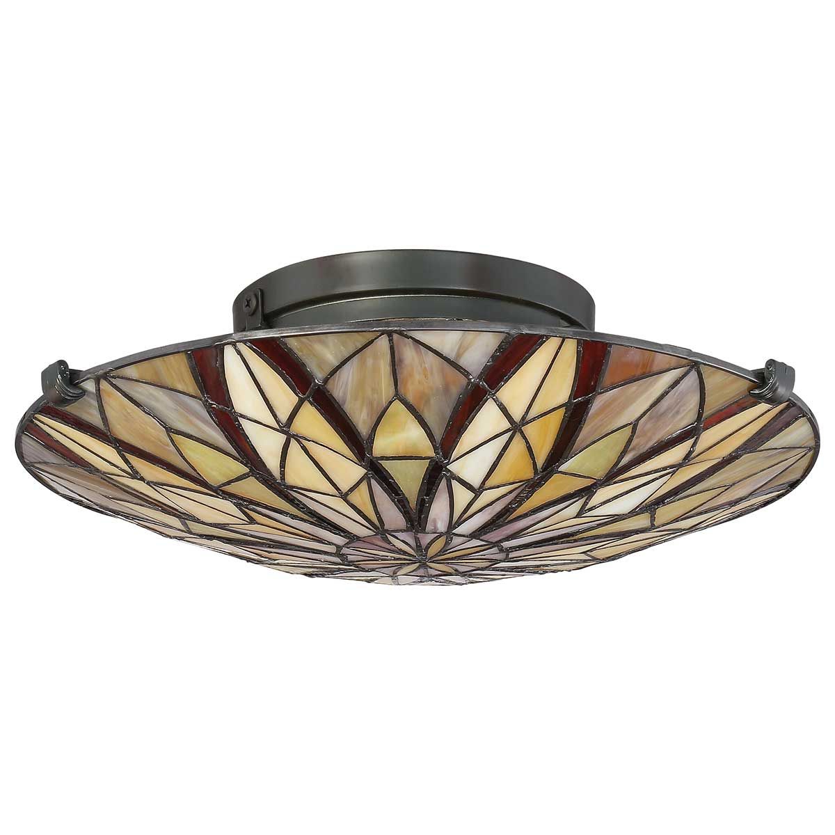 Valiant Bronze Tiffany Semi-Flush Illumination