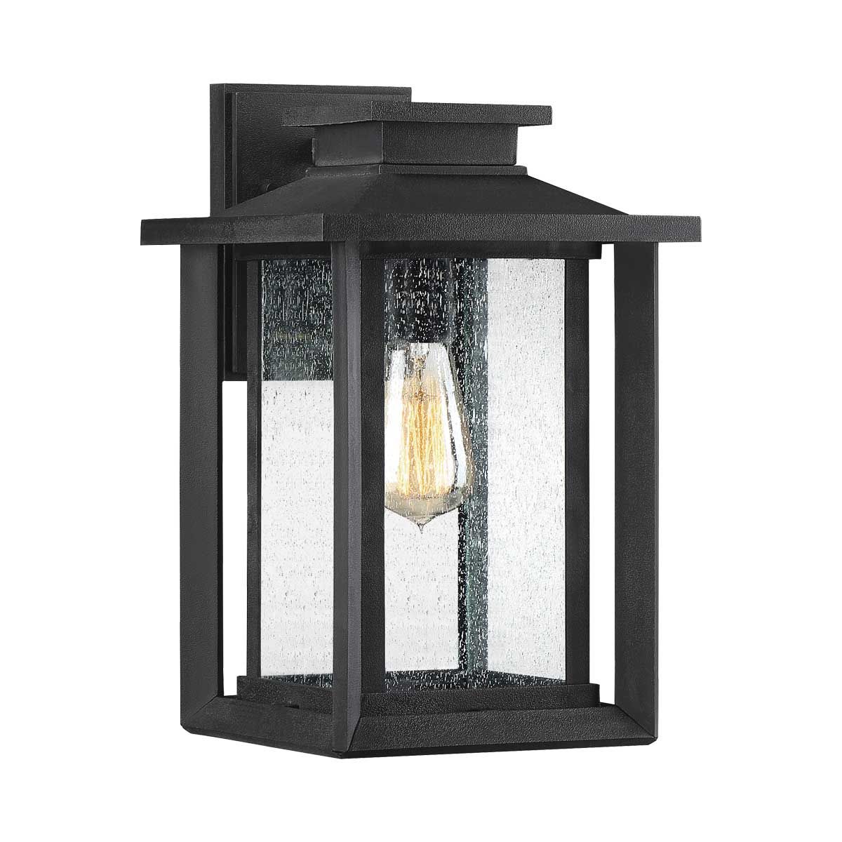 Wakefield Medium Exterior Wall Lantern - Earth Black Finish
