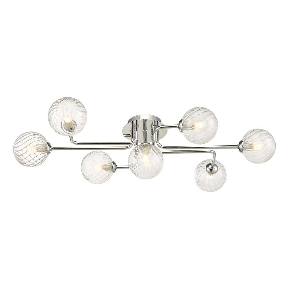 Reyna 7lt Semi Flush Polished Chrome Frame Only