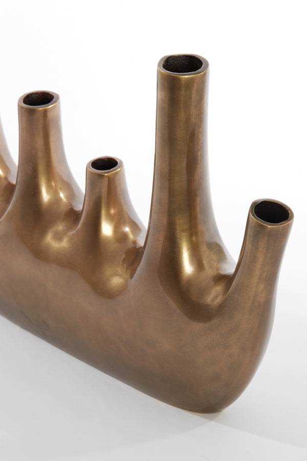 Antique Bronze Kuta Decorative Vase 43x7.5x28 cm