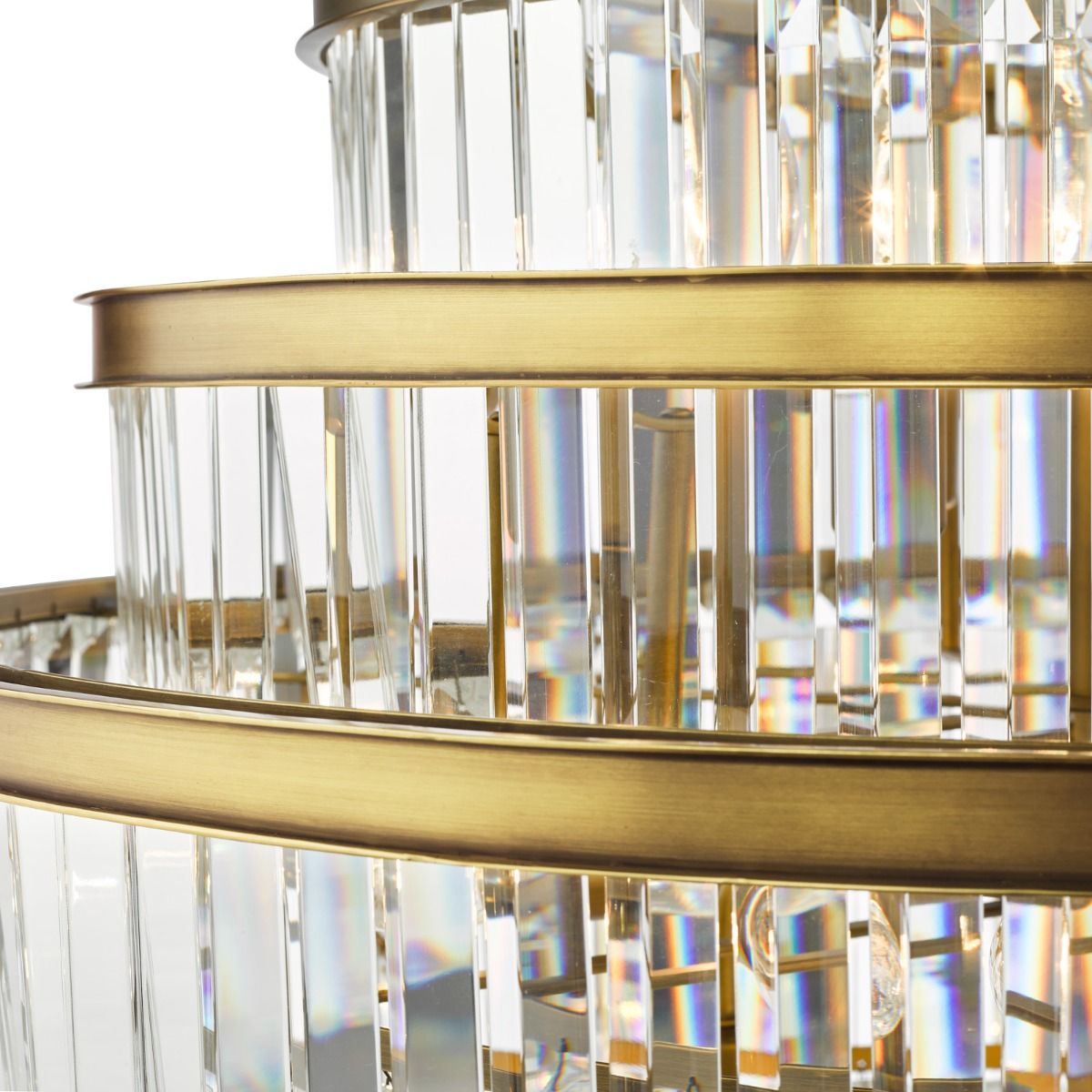 Rhapsody 12 Light Chandelier Bronze Crystal