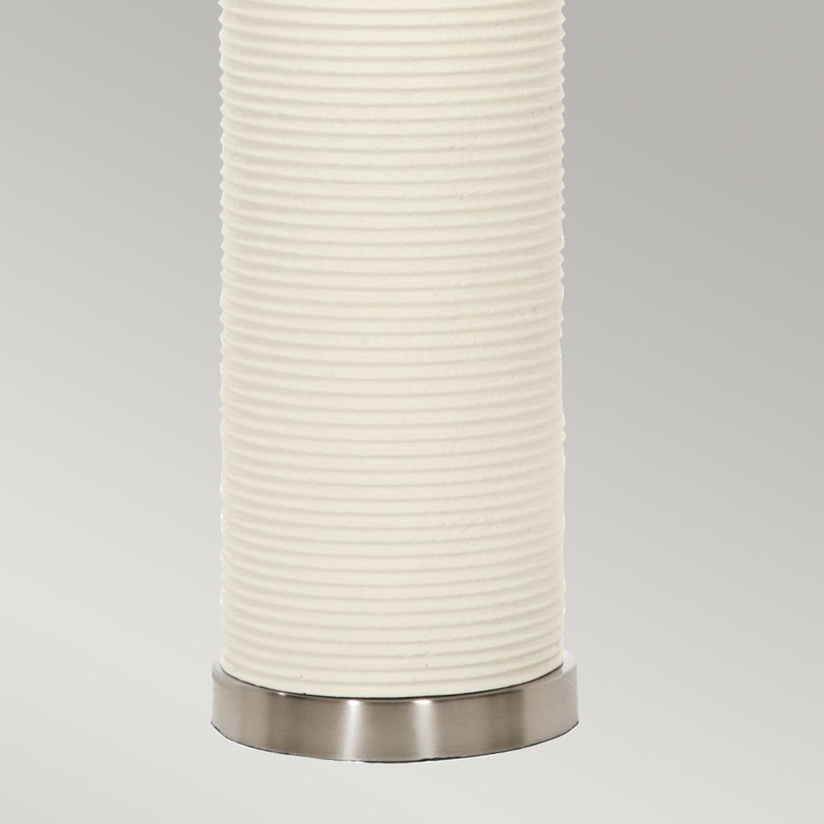 Ripple 1 Light Table Lamp - White with Black Shade White with Black Shade