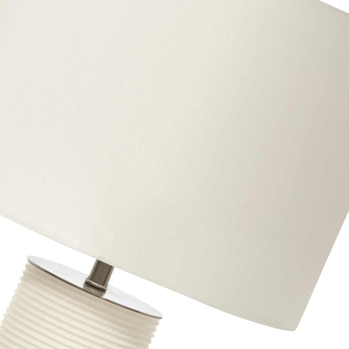 Elegant Ripple Porcelain Table Lamp