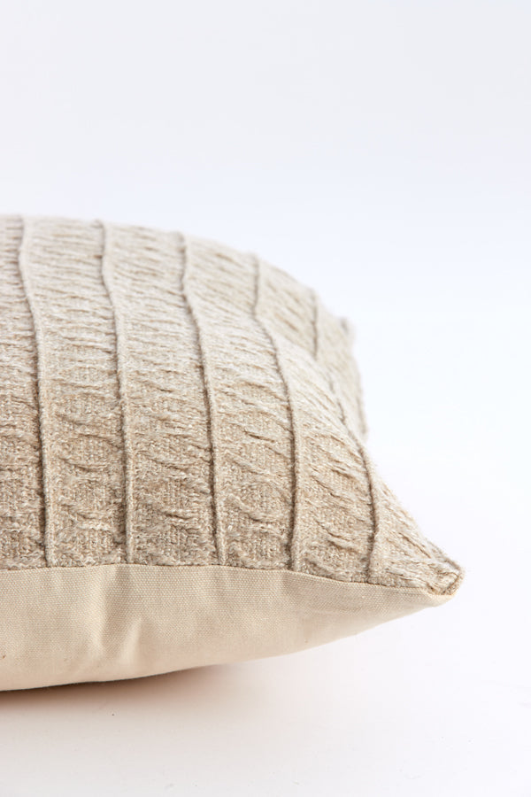 Sarmato Beige Throw Pillow 45x45 cm