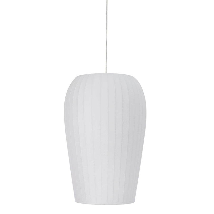 Suspended Illumination Ø25x37 cm Axel in Pristine White