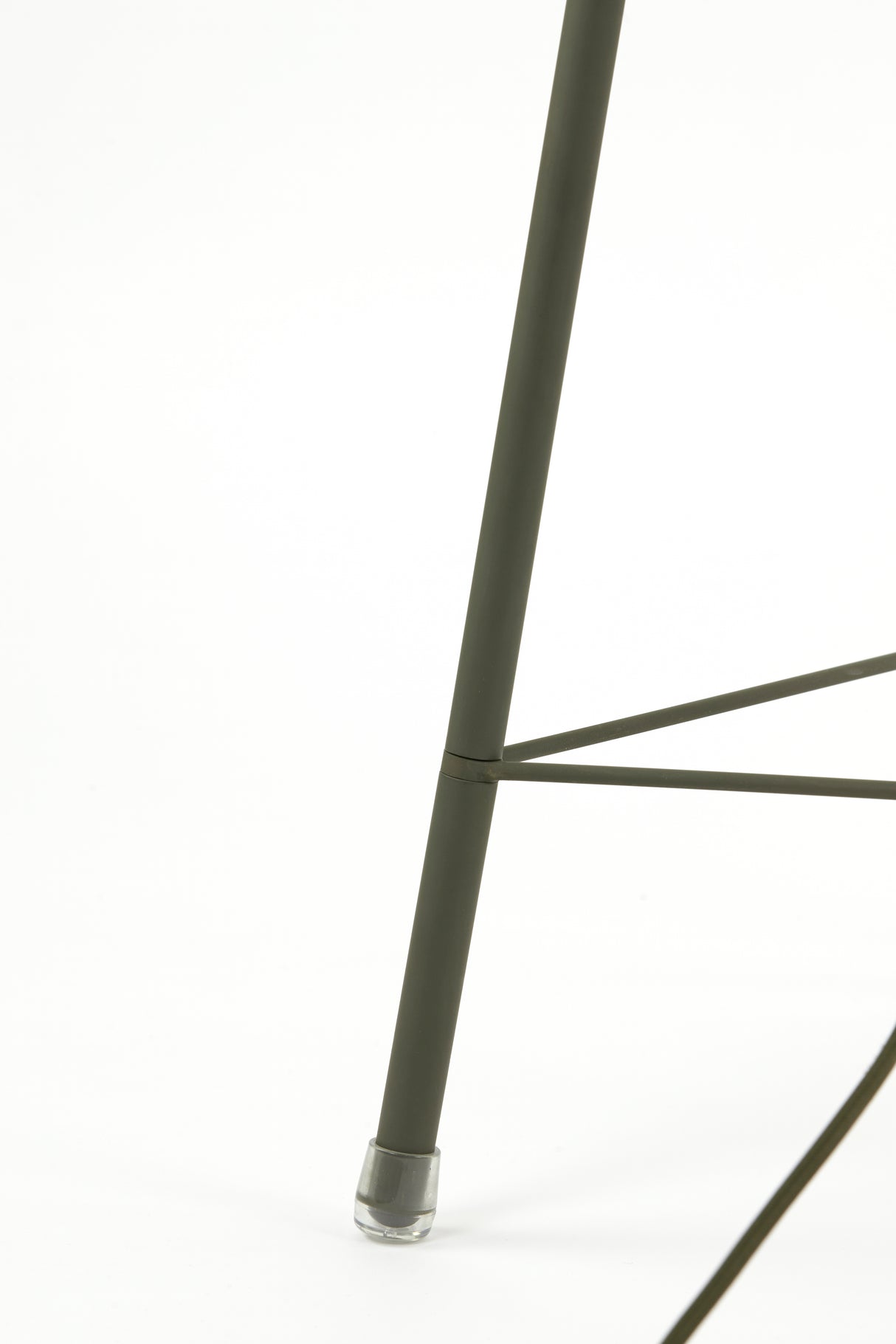 Elegant Tripod Floor Lamp in Dark Green, Ø42x132 cm - Plumeria Design