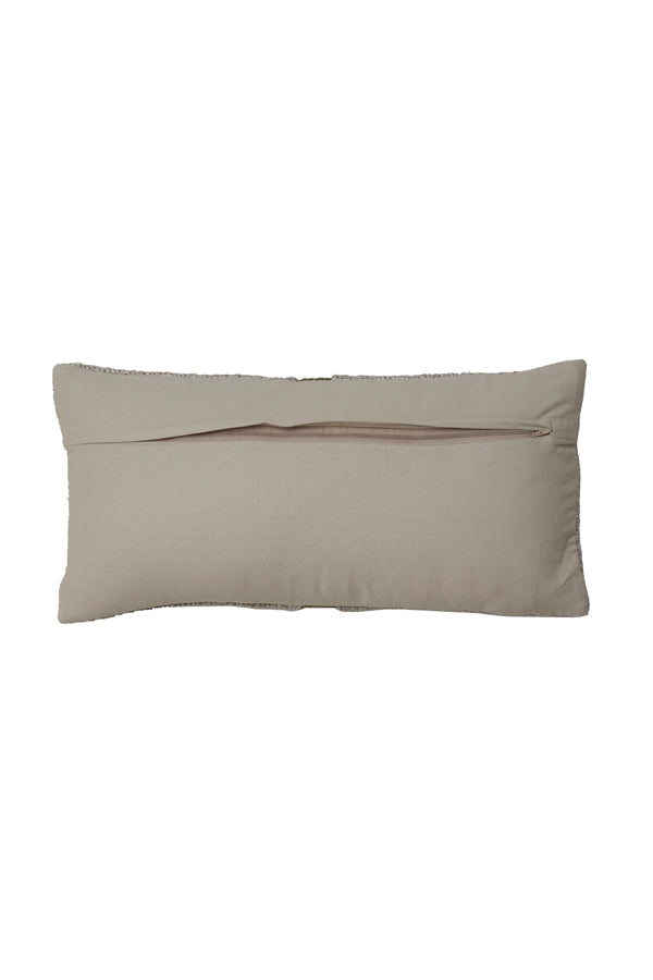 Reversible Beige and Green 60x30 cm Cushion