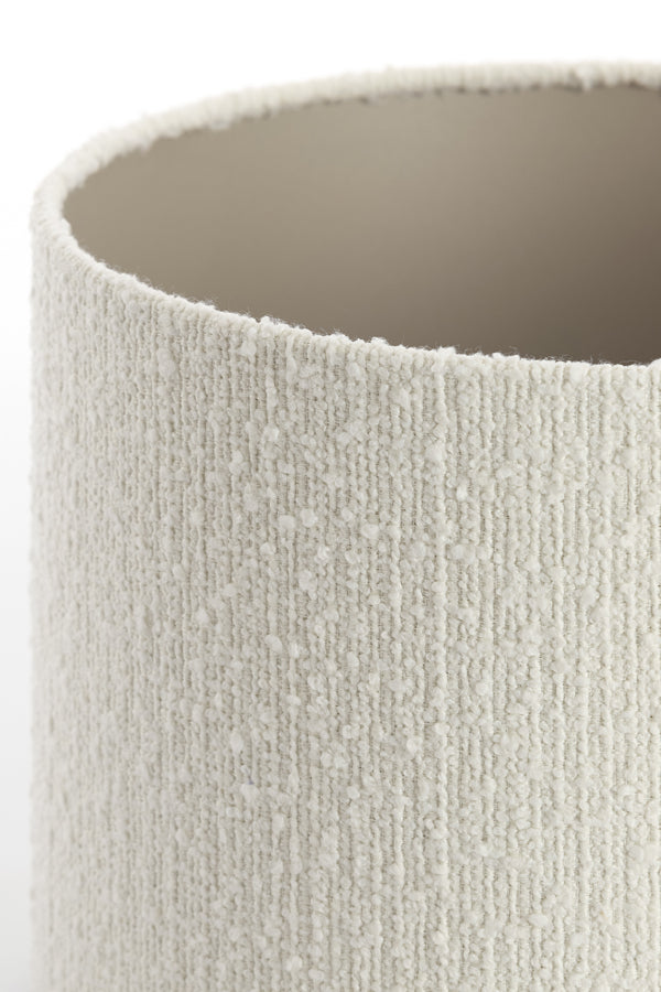 Chic Bolero White Cylinder Lampshade 30x30x21 cm