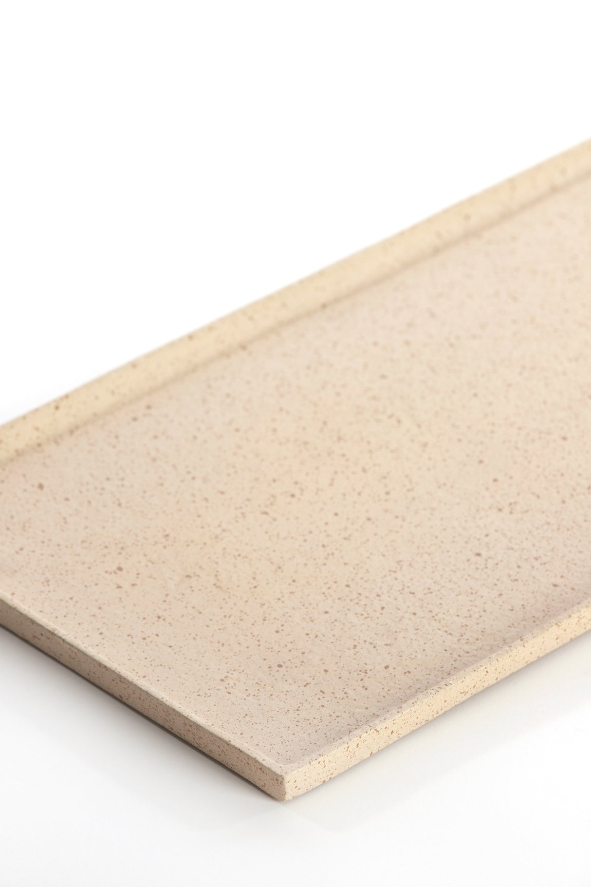 Maes Sandstone Dish with Light Brown Speckles, 40x19x1 cm