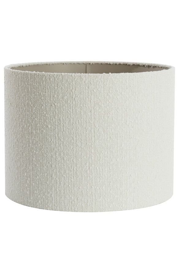 Elegant White Bolero Cylinder Shade 40x40x30 cm