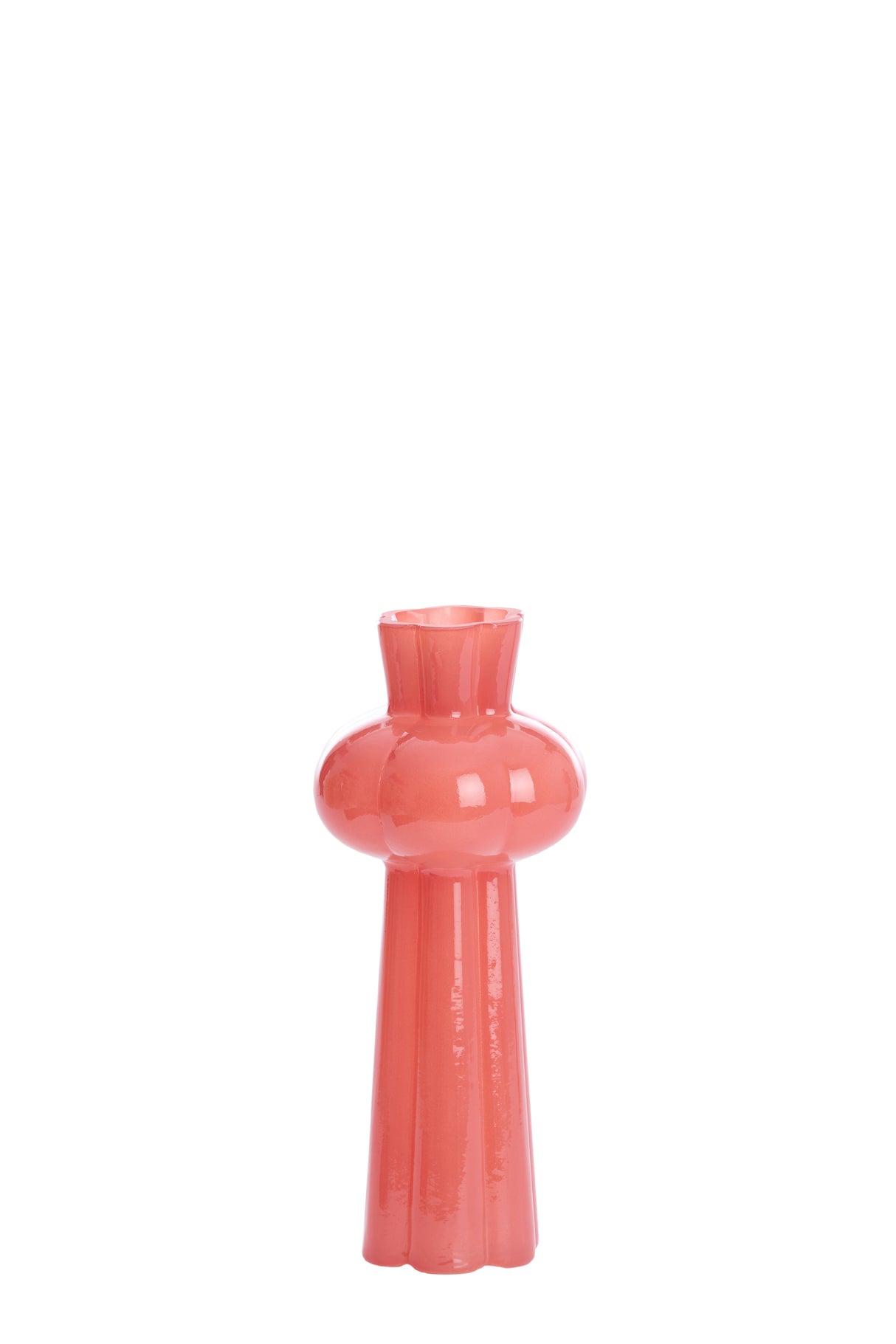 Blush Glass Vase - Elegant Design Ø11x25 cm