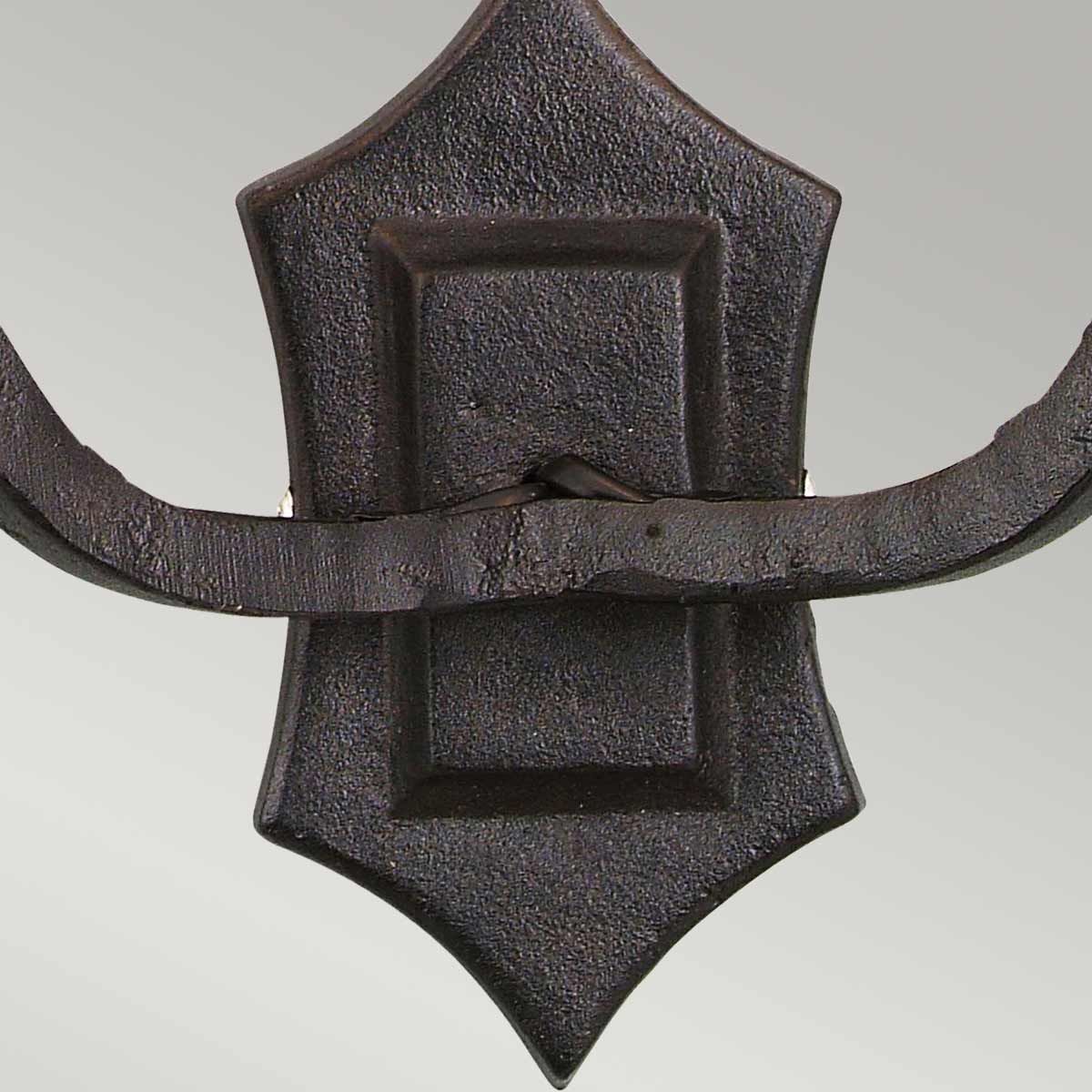 Rectory Double Light Black Wall Sconce