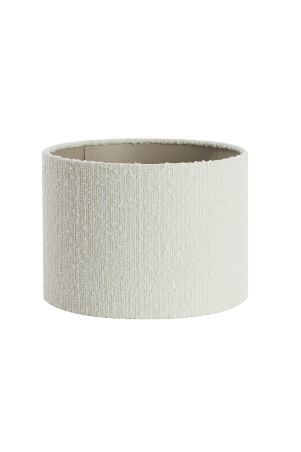 White Bolero Cylinder Shade – 25x25x18 cm
