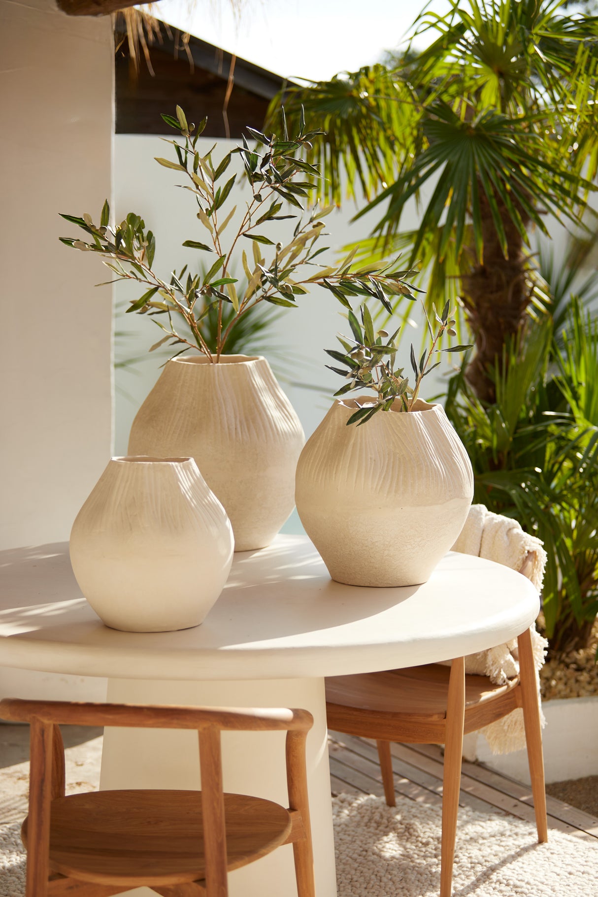 Natural Acda Decorative Planter Ø30.5x32 cm