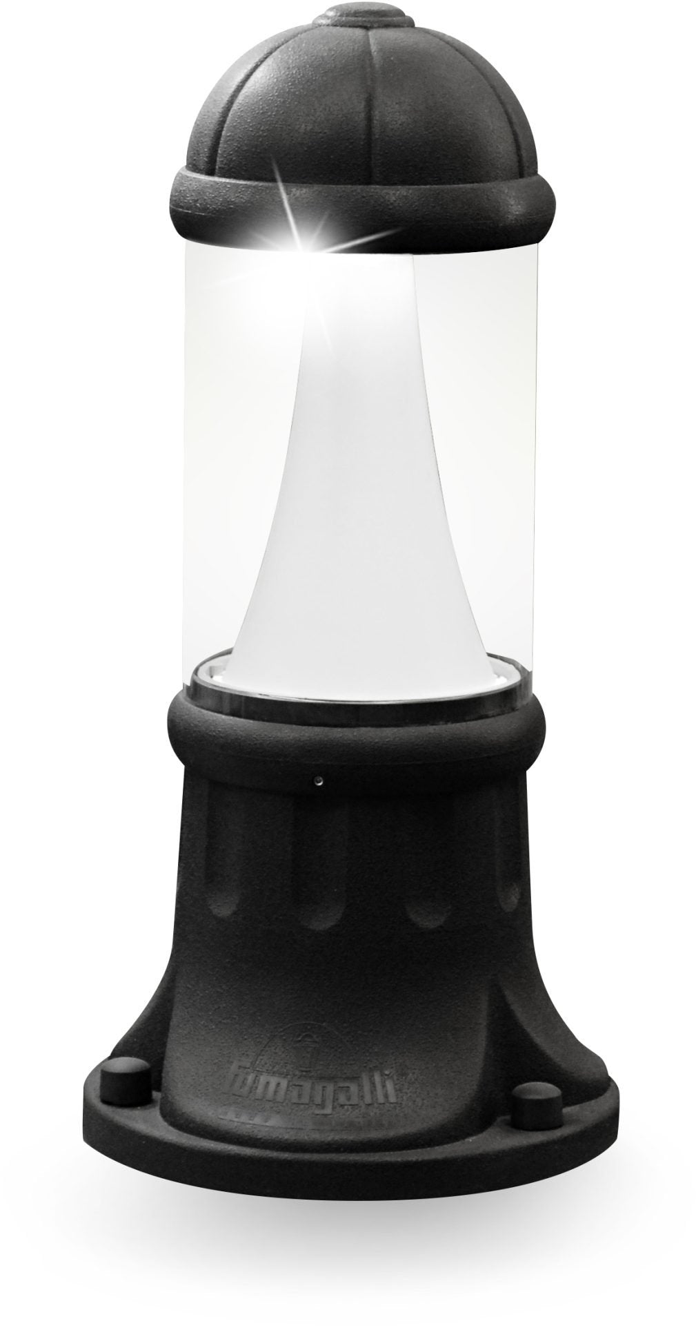 Sauro 500 10W GX53 LED CCT, Bollard, Black/Clear