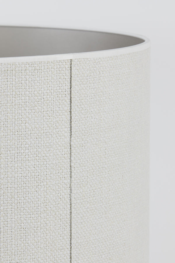 Eggshell White Savena Cylinder Shade - 60x60x43 cm