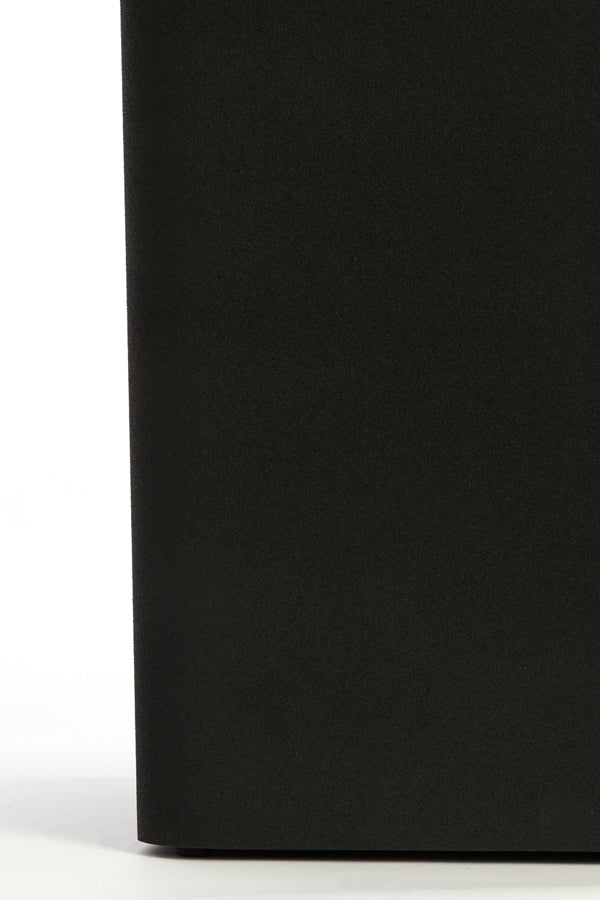 Modern Alurio Matte Black Pillar 60cm x 30.5cm