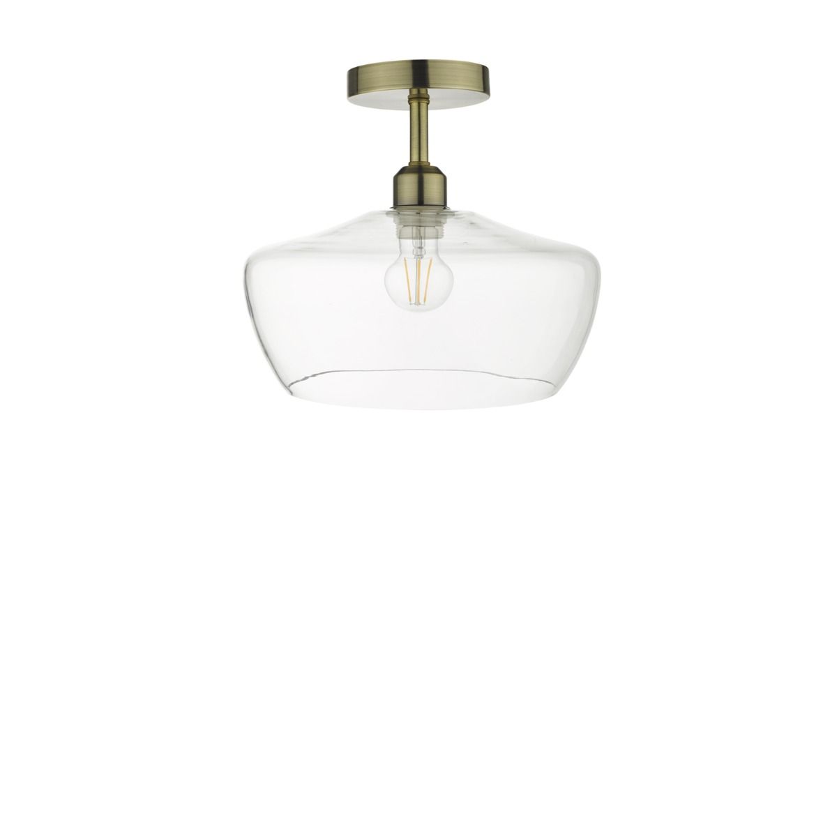 SF0175 Semi Flush Suspension Antique Brass Bracket Only