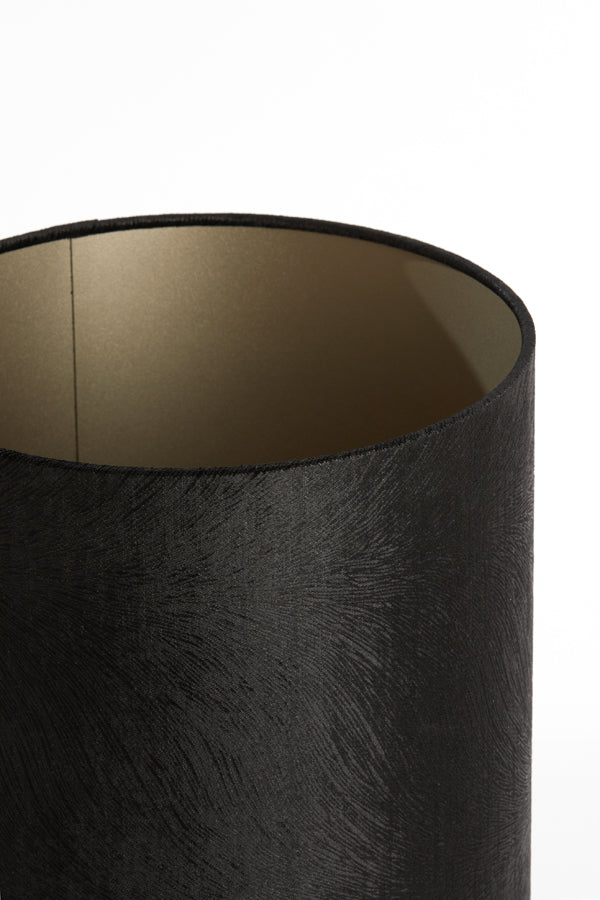 Lubis Black Shade Cylinder - Dimensions 30x30x42 cm