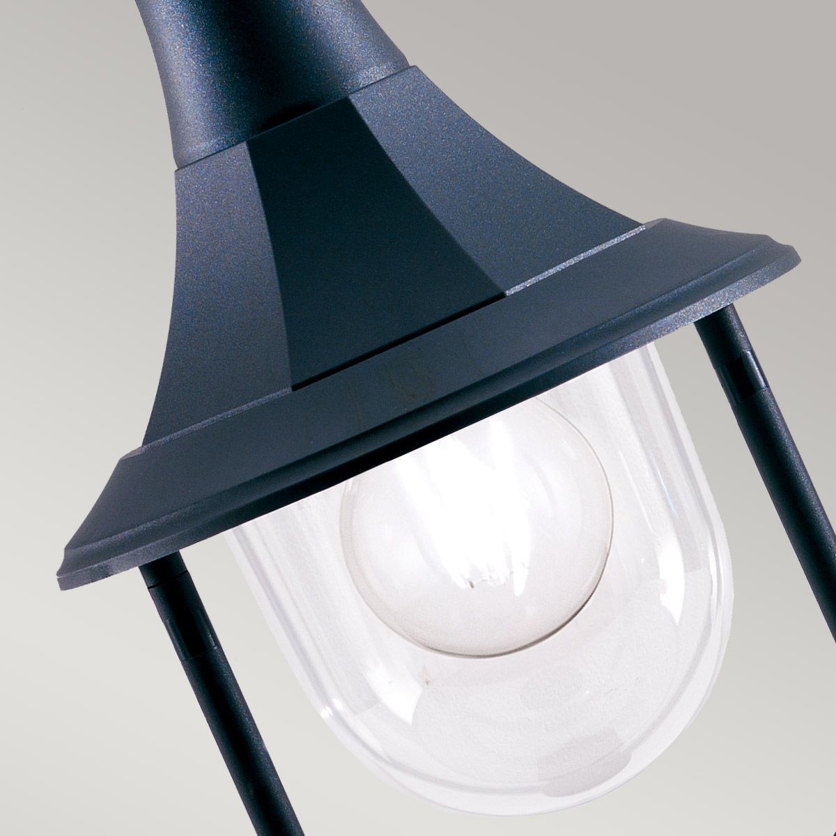 Elegant Black Shannon Pedestal Light