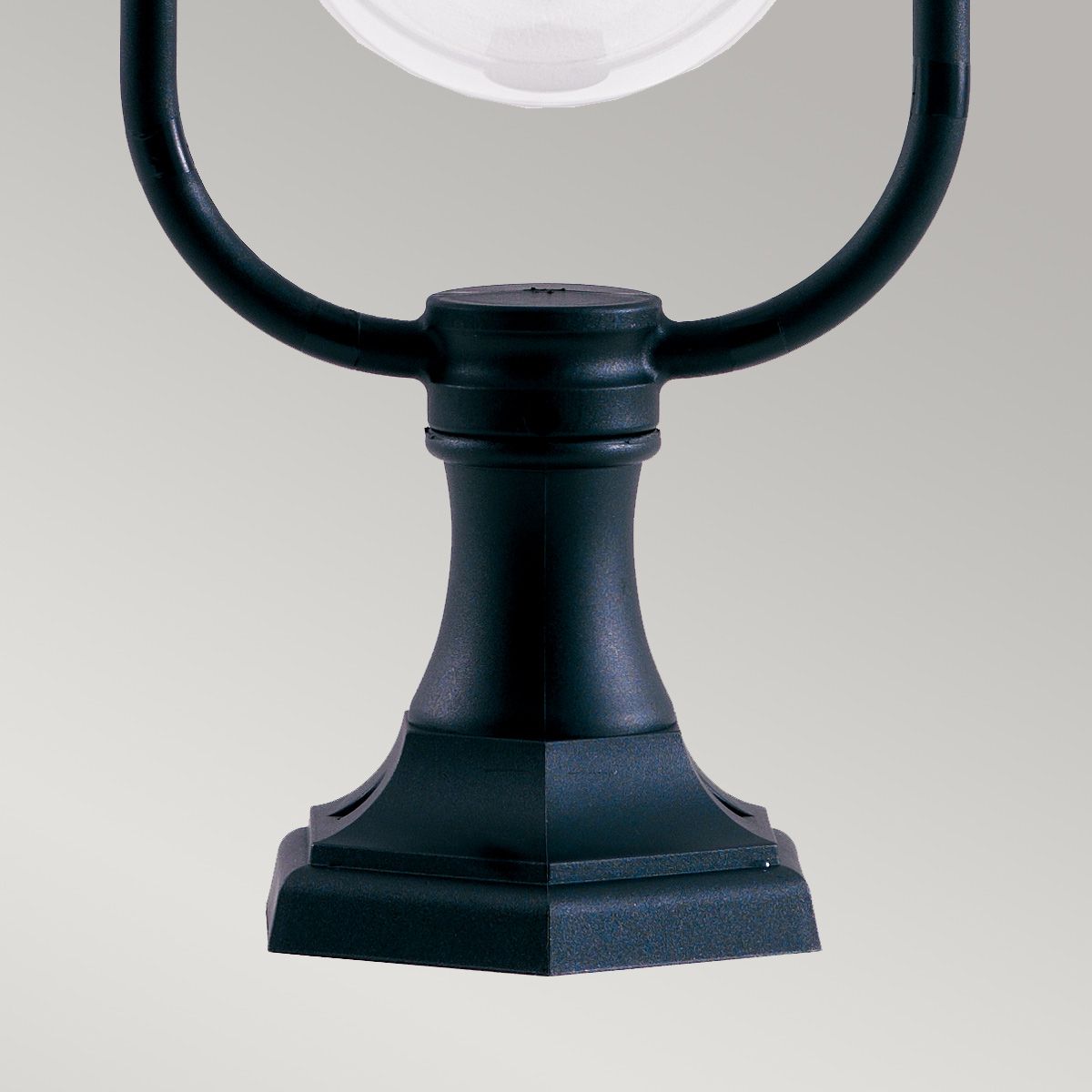 Elegant Black Shannon Pedestal Light