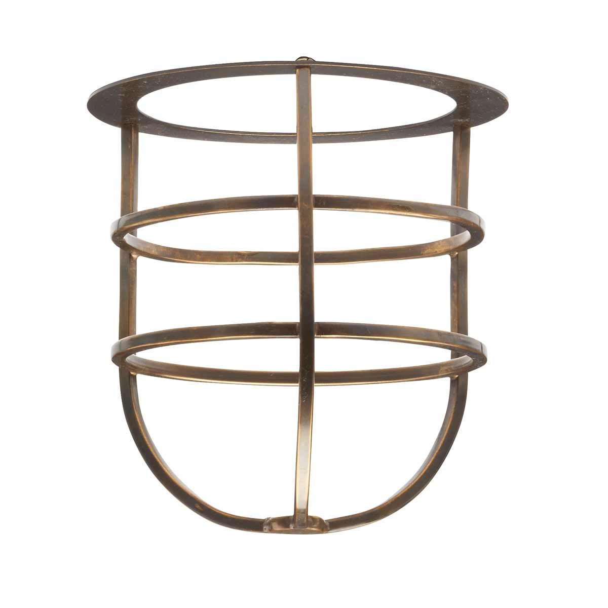 Elegant Brass Cage Ornament for Outdoor Décor