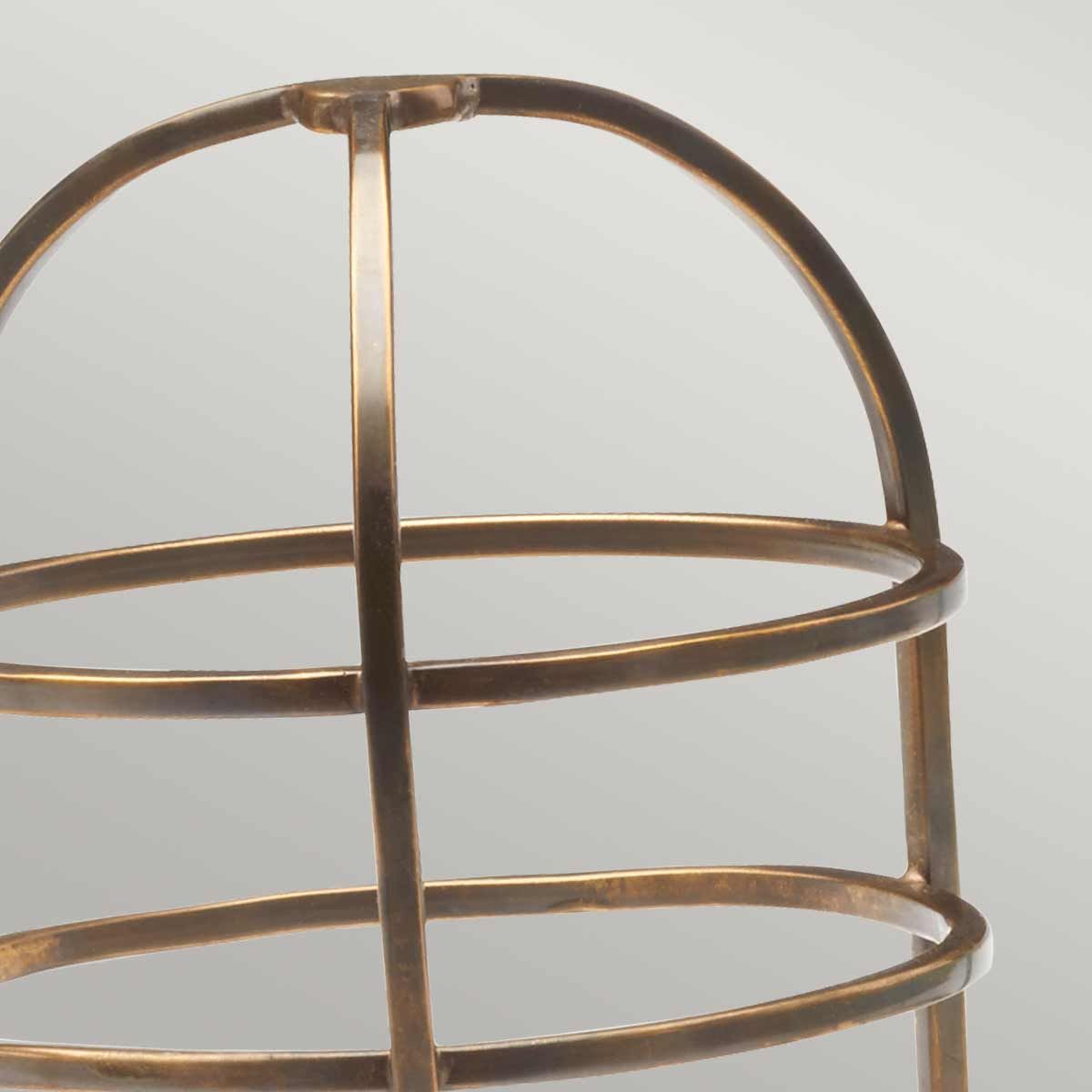 Elegant Brass Cage Ornament for Outdoor Décor