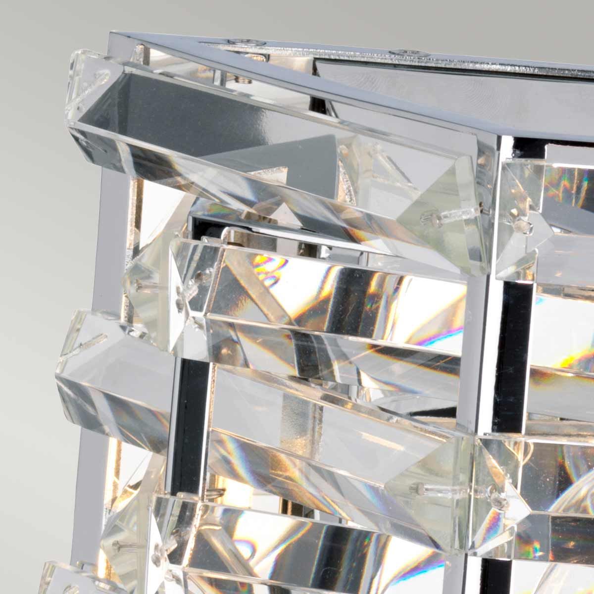 Luxura Crystal Cascade Wall Light