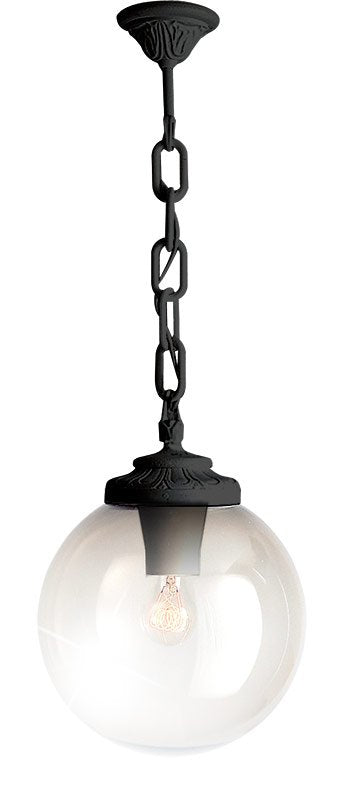 Globe 300 Sichem 8.5W E27 LED CCT, Chain Globe, Black/Opal
