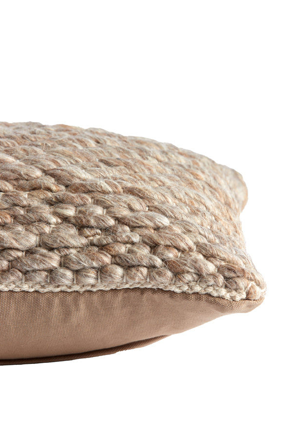 Beige Treneta Lumbar Cushion 60x30 cm