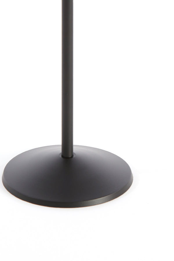 Elegant Black Candle Holder - 47 cm Height, 9 cm Diameter