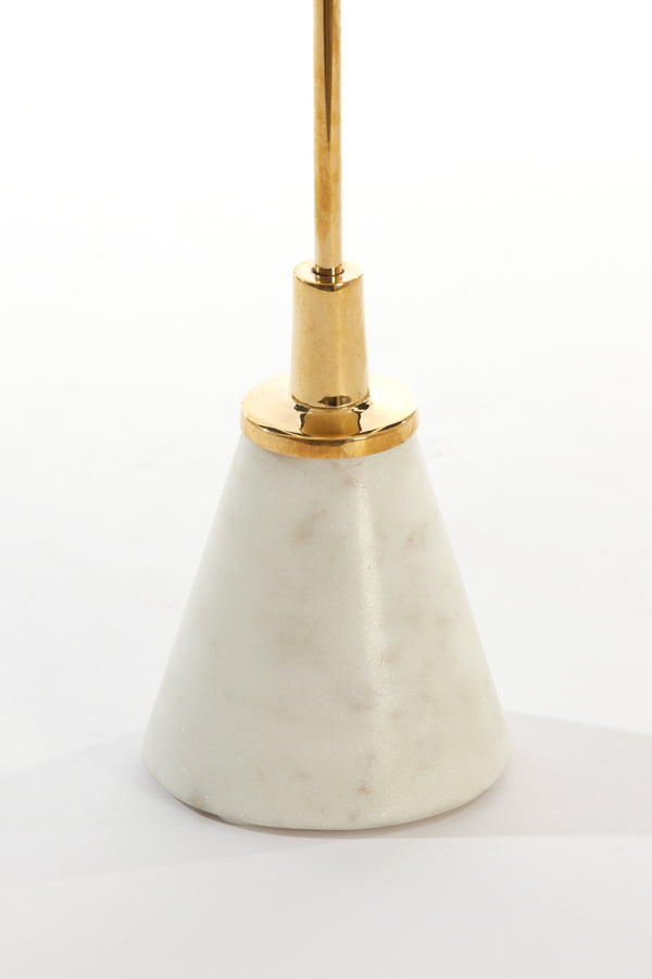 Marble and Gold Elegance: Jolian Candle Holder 33cm