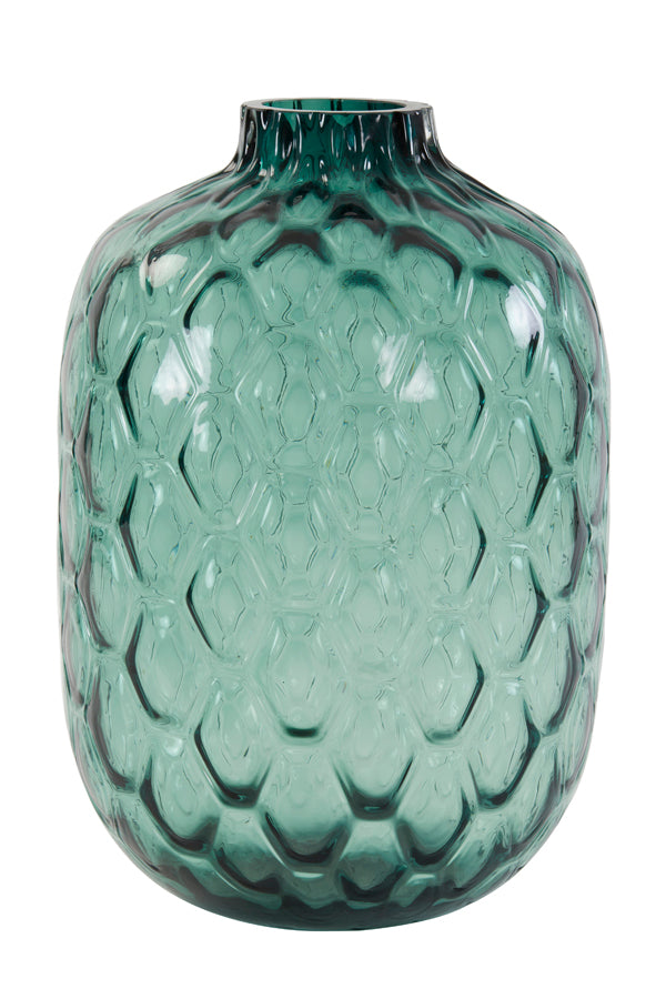 Turquoise Carino Glass Vase - 29x42 cm