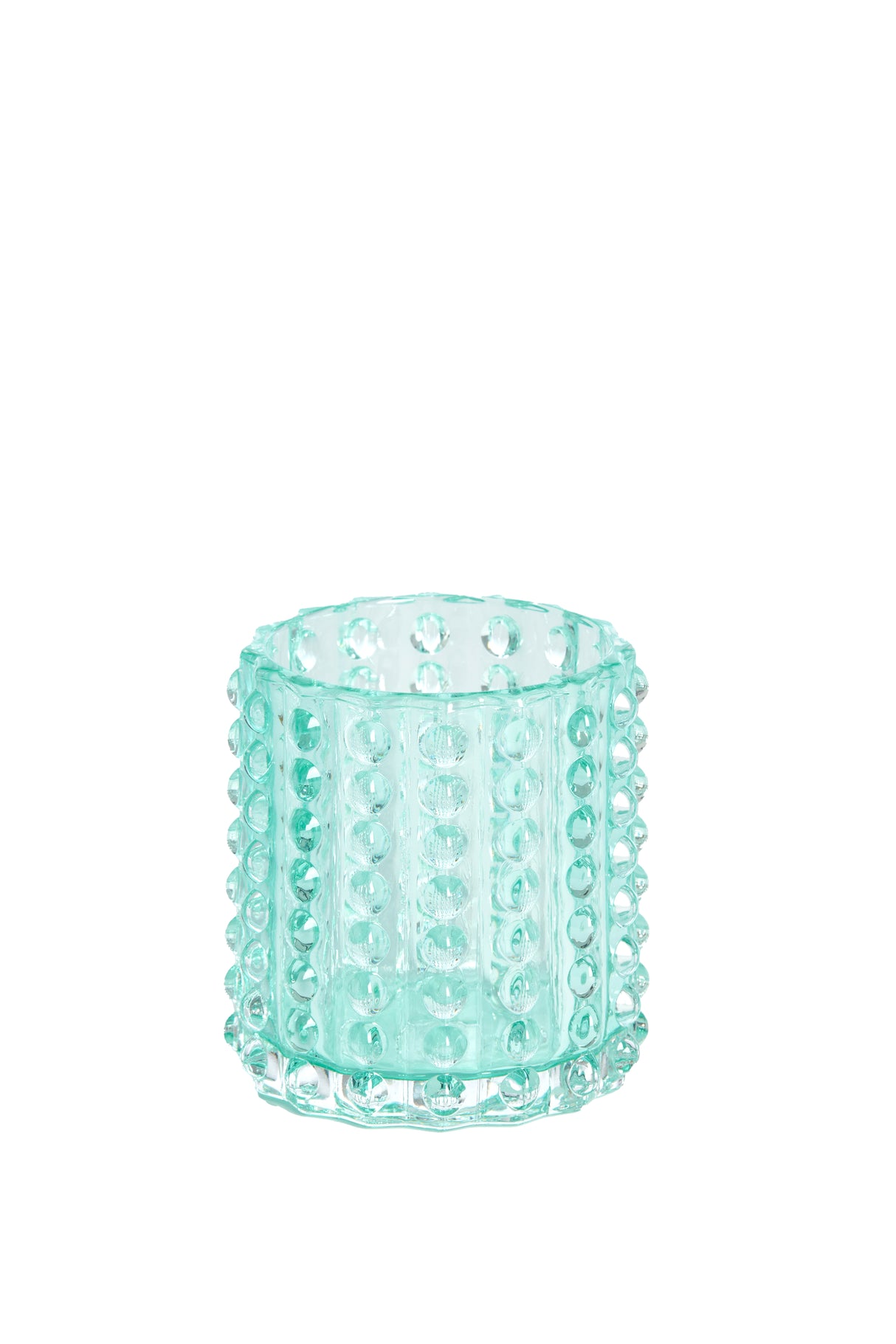 Mint Green Bublina Glass Tealight Holder Ø9.5x10 cm