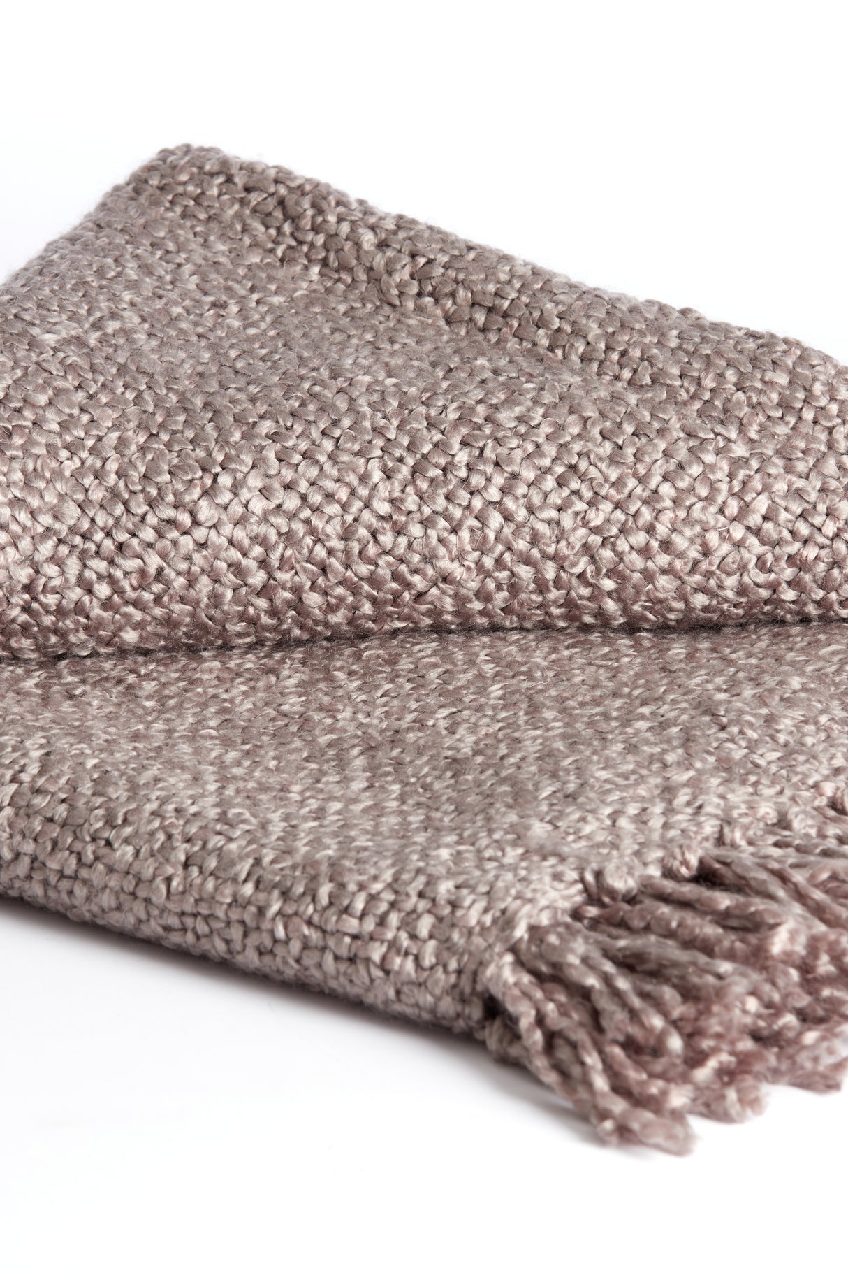 Elegant Arroba Grey Throw Blanket 170x130 cm