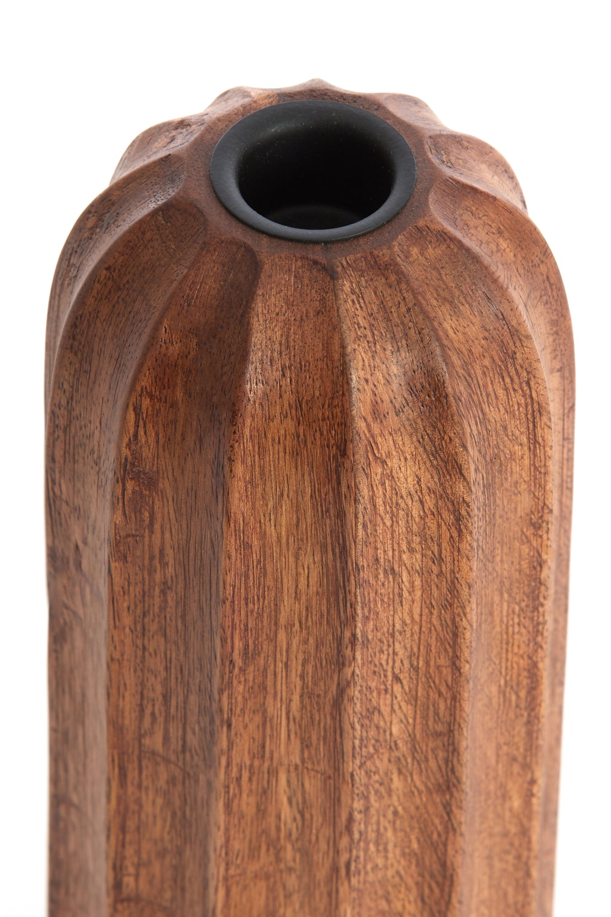 Rustic Russet Wood Candle Holder Ø7.5x13 cm - Ofir Collection